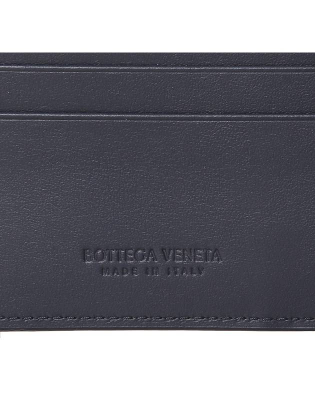 Intrecciato Leather Half Wallet Navy - BOTTEGA VENETA - BALAAN 7