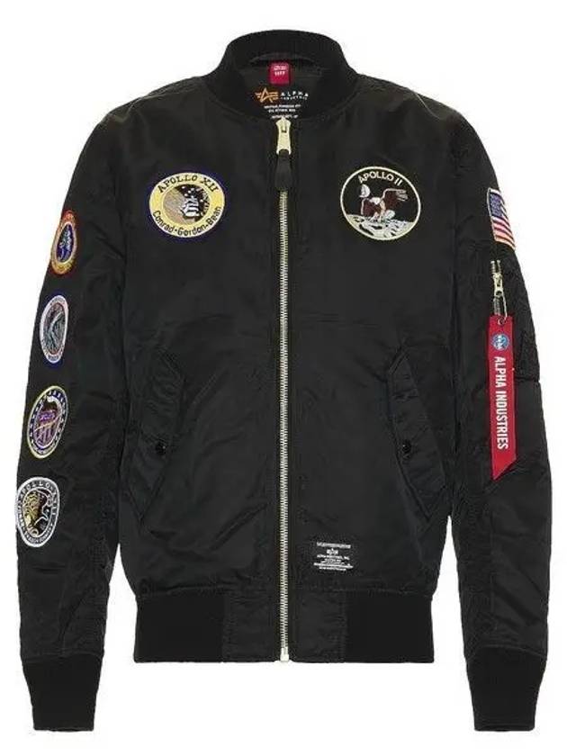 L 2B APOLLO GEN II FLIGHT JACKET MJL53003C1 BLACK Aviation Jumper 925280 - ALPHA INDUSTRIES - BALAAN 1