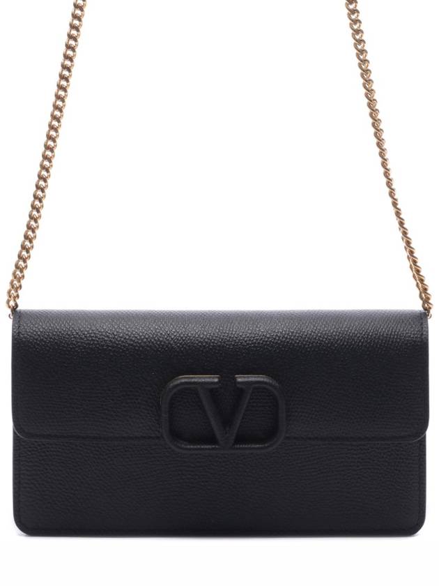 Women's V Logo Chain Cross Bag 4W0P0S93 RQR 0NO 24S - VALENTINO - BALAAN 2