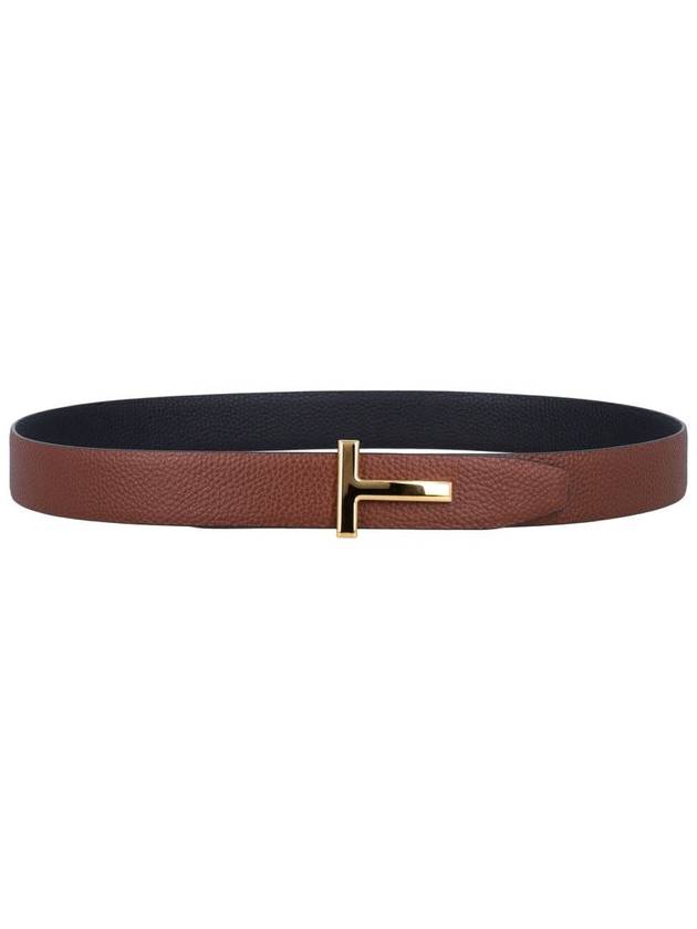 Tom Ford Small Grain Leather Icon Belt - TOM FORD - BALAAN 2