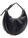 Fendigraphy Small Hobo Shoulder Bag Black - FENDI - BALAAN 4