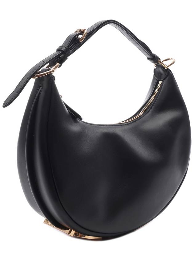 Fendigraphy Small Hobo Shoulder Bag Black - FENDI - BALAAN 4