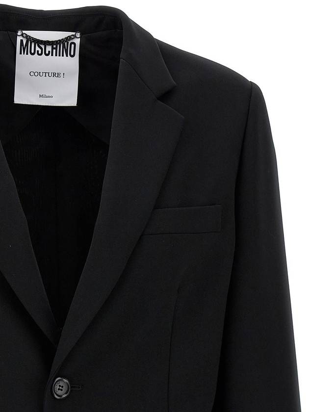 Moschino Single-Breasted Martingale Blazer - MOSCHINO - BALAAN 3