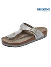 Gizeh Metallic Flip Flops Silver - BIRKENSTOCK - BALAAN 2