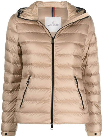 Women s BLES Bless Hooded Padded Jacket Beige 1A00061 5396Q 221 - MONCLER - BALAAN 1