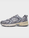 530 Premium Vintage Low Top Sneakers Grey - NEW BALANCE - BALAAN 5