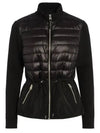 Women's JOYCE Peplum Hybrid Zip-up Jacket Black - MACKAGE - BALAAN 2