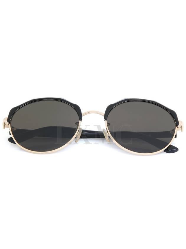 Sunglasses BB logo black gold double B BA137K - BALENCIAGA - BALAAN 8