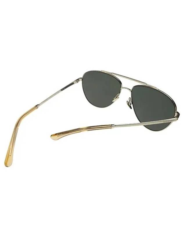 Eyewear Double Bridge Aviator Sunglasses Pale Gold Brown - CHANEL - BALAAN 5