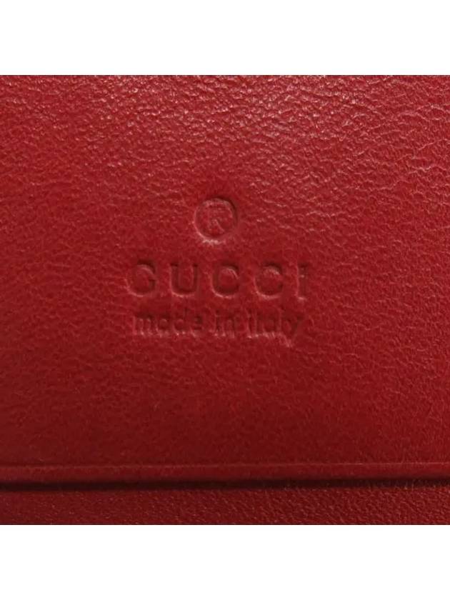 466492 Red Leather Matelasse Marmont Chevron Card and Business Mini Wallet - GUCCI - BALAAN 6