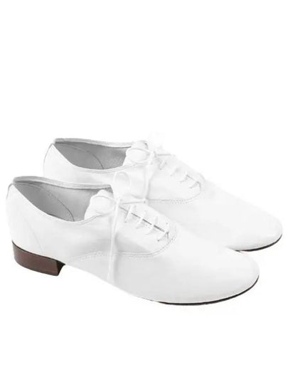 Women's Zizi Matte Leather Oxford White - REPETTO - BALAAN 2