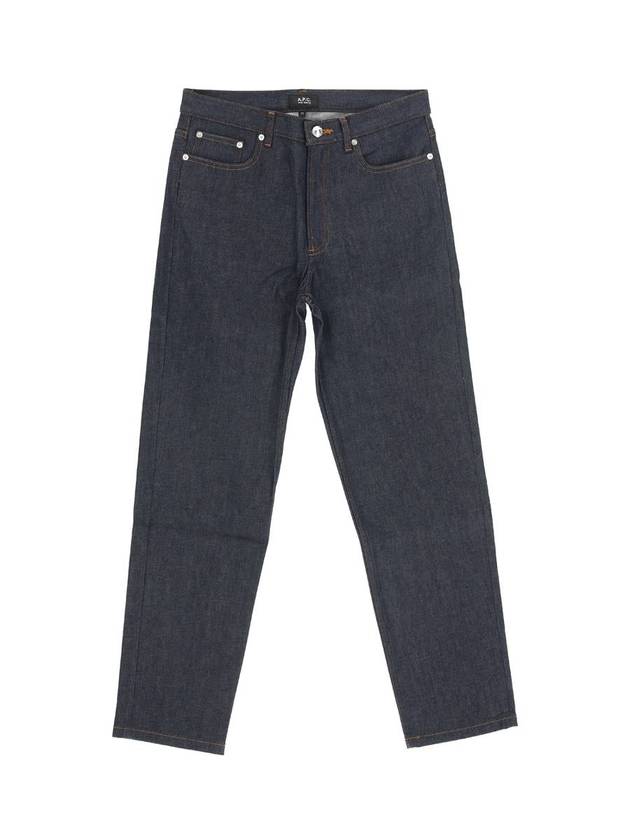 Men's Martin Cotton Straight Jeans Indigo - A.P.C. - BALAAN 1