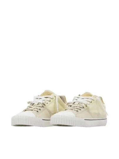 New Evolution Leather Low Top Sneakers Lemon - MAISON MARGIELA - BALAAN 2