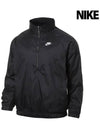 Sportswear Logo Windrunner Woven Anorak Black - NIKE - BALAAN 2