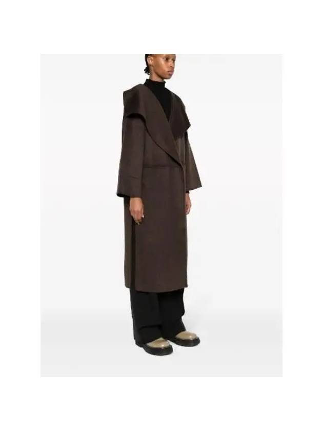 Women s Coat Brown Wool Cashmere 234 WRTWOU204 FB0049 021 - TOTEME - BALAAN 3