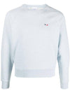 Tricolor Fox Patch Adjusted Sweatshirt Blue - MAISON KITSUNE - BALAAN 1