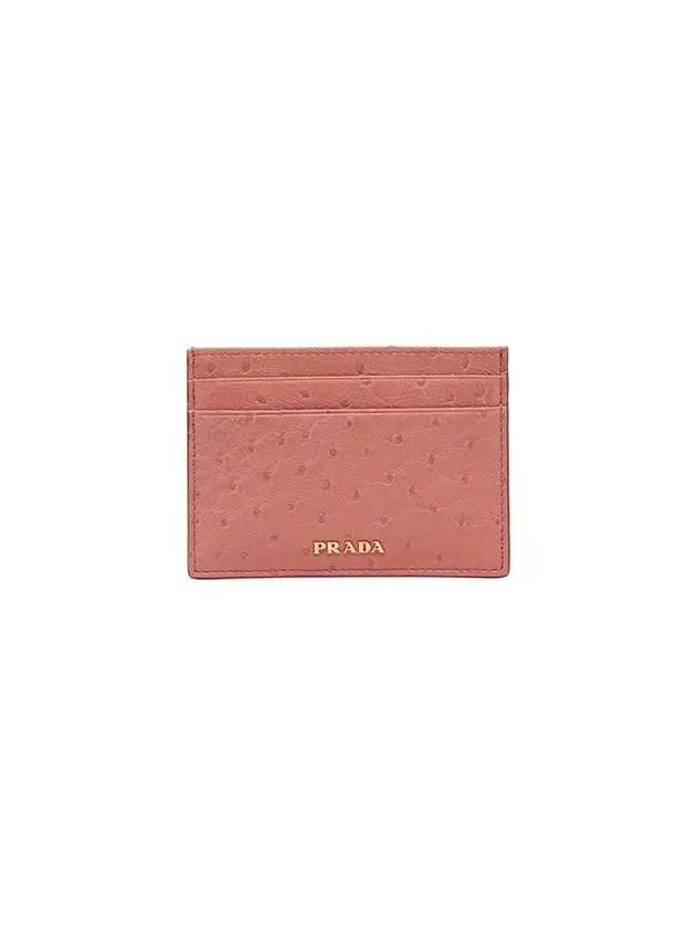 Logo Card Wallet Pink - PRADA - BALAAN 2