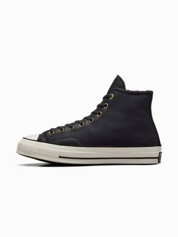 Chuck 70 Leather High Top Sneakers Vamp Fire - CONVERSE - BALAAN 1