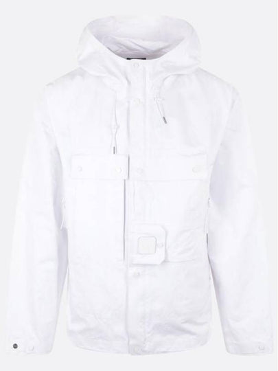 Metropolis AAC Hooded Jacket White - CP COMPANY - BALAAN 2