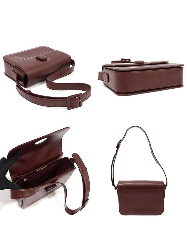 Burgundy leather must ruby line shoulder bag - CARTIER - BALAAN 4