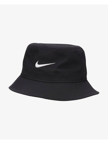 Apex Swoosh Bucket Hat Black - NIKE - BALAAN 1