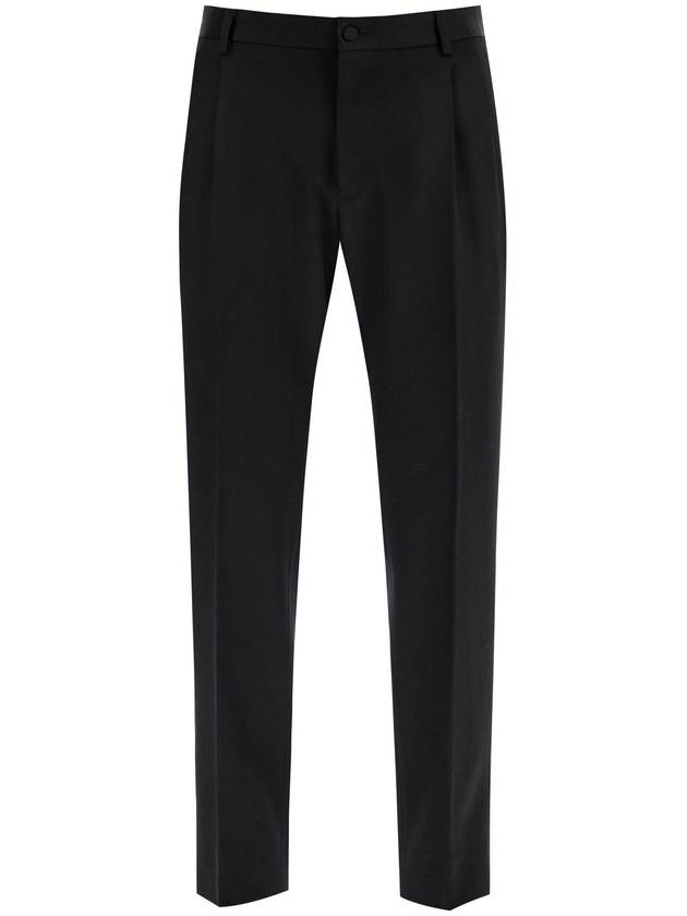 tuxedo trousers in gab - DOLCE&GABBANA - BALAAN 1