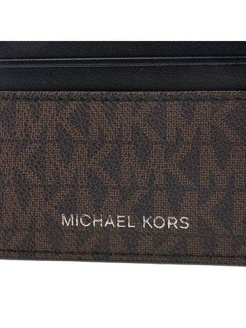 Men's Greyson Logo Card Wallet Brown - MICHAEL KORS - BALAAN 7