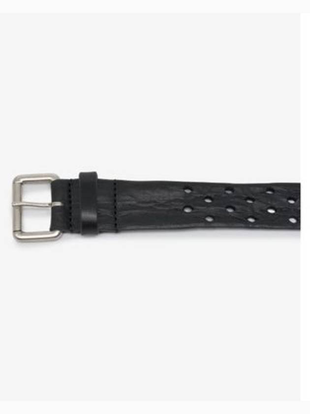 Cloude Leather Belt Black - ISABEL MARANT - BALAAN 3