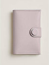 R M S Card Wallet Holder Pink Silver H084335CKAK - HERMES - BALAAN 1