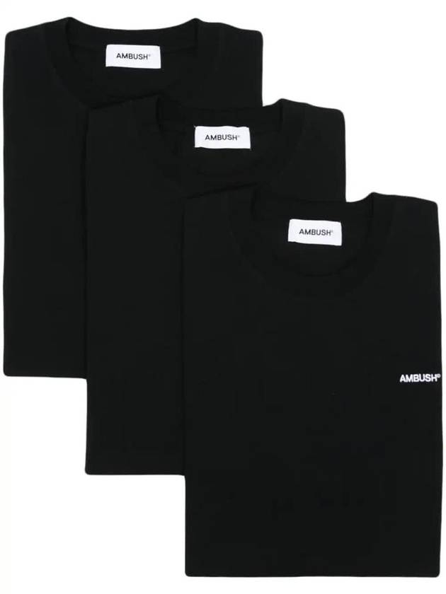 Short Sleeve T-Shirt BMAA002S24JER00110011001 Black - AMBUSH - BALAAN 2