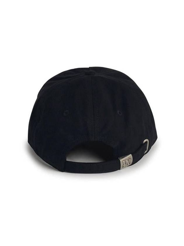 Palm Angels Black Cotton Hat - PALM ANGELS - BALAAN 3