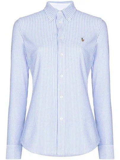 Striped Oxford Shirt Blue - POLO RALPH LAUREN - BALAAN 2