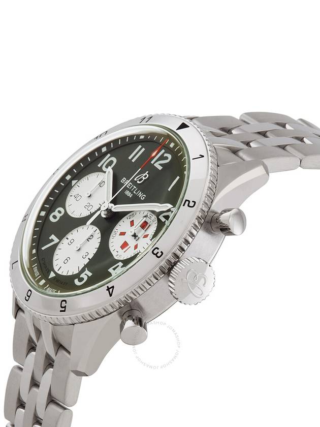 Breitling Classic Avi 42 Curtiss Warhawk Chronograph Automatic Green Dial Men's Watch A233802A1L1A1 - BREITLING - BALAAN 2