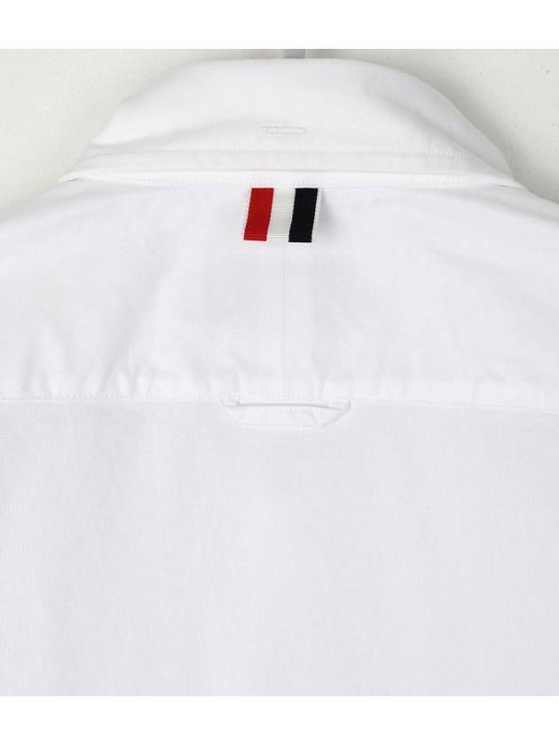 Armband Oxford Long Sleeve Shirt White - THOM BROWNE - BALAAN 9