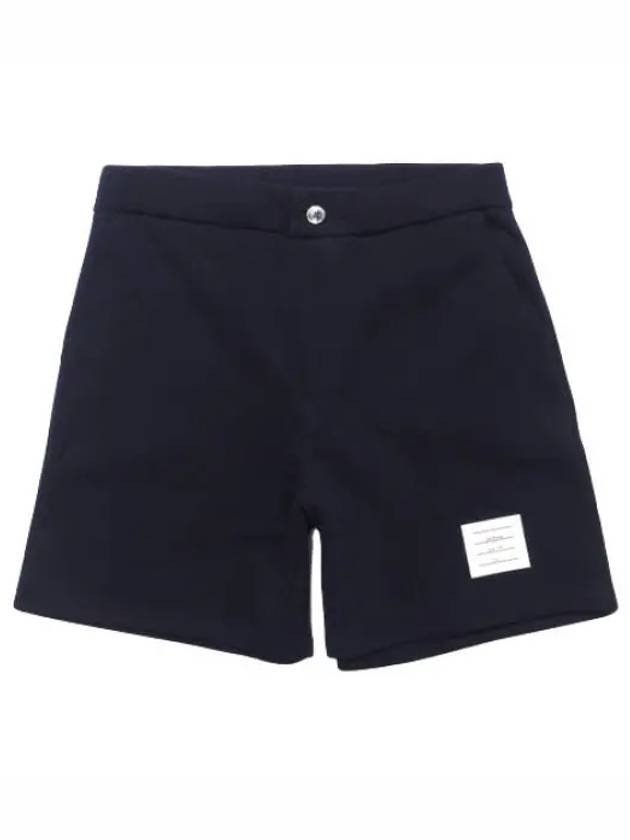 Cotton Interlock Summer Shorts Short Pants - THOM BROWNE - BALAAN 1