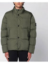 Garment Dyed Crinkle Reps Down Padding Olive - STONE ISLAND - BALAAN 5