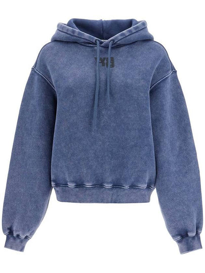 Logo Hooded Top Navy - ALEXANDER WANG - BALAAN 2