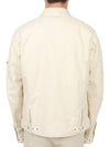 Shadow Project Cotton Hemp Plated TC Trucker Jacket Ivory - STONE ISLAND - BALAAN 6