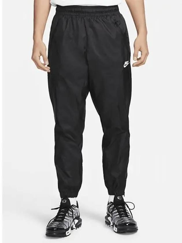 Windrunner Woven Lined Track Pants Black - NIKE - BALAAN 2