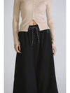 Recycle Maxi A-Line Skirt Black - THE GREEN LAB - BALAAN 7