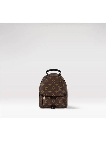 Palm Springs Monogram Mini Backpack Brown - LOUIS VUITTON - BALAAN 2