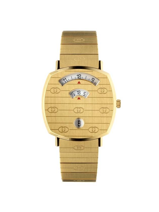 Grip Quartz Metal 35MM Watch YA157403 Gold - GUCCI - BALAAN 1