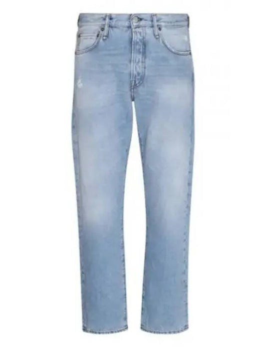 Regular Fit Cotton Jeans Light Blue - ACNE STUDIOS - BALAAN 2