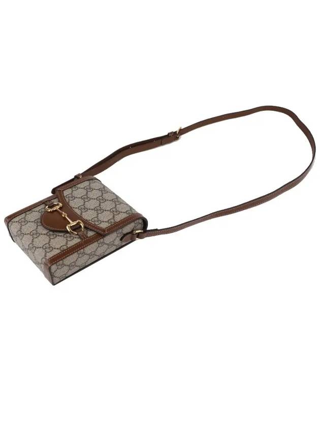 Horsebit 1955 Mini Bag Brown - GUCCI - BALAAN 4