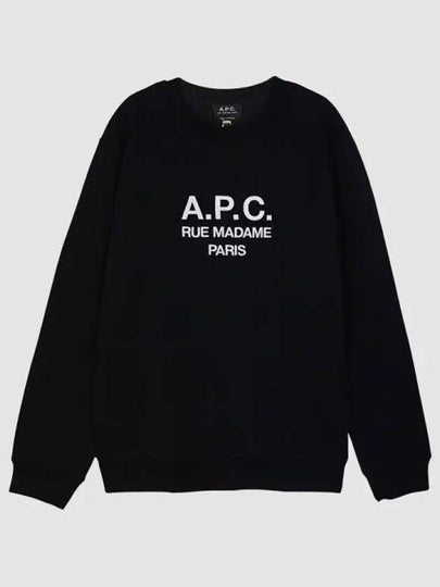 Rufus Embroidery Logo Sweatshirt Black - A.P.C. - BALAAN 2