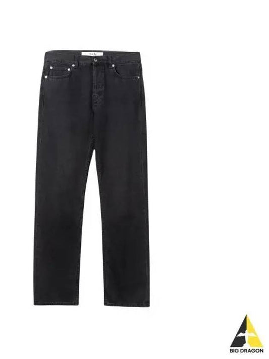 STRAIGHT CUT JEANS RINSED BLUEBLACK - SEFR - BALAAN 1