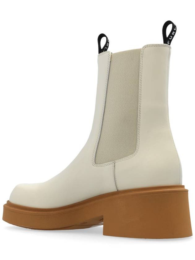 Furla Heeled Chelsea Boots ‘College’, Women's, Cream - FURLA - BALAAN 5