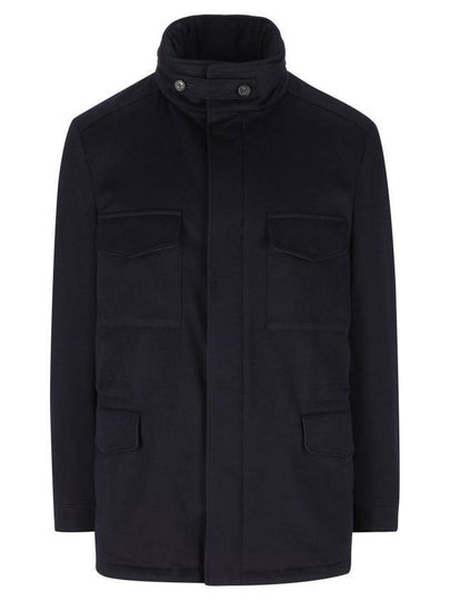 Traveller Cashmere Zip Up Jacket Navy - LORO PIANA - BALAAN 2