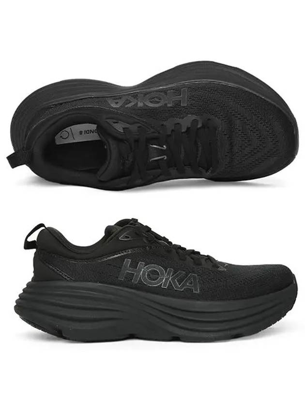 Bondi 8 Low Top Sneakers Black - HOKA ONE ONE - BALAAN 3