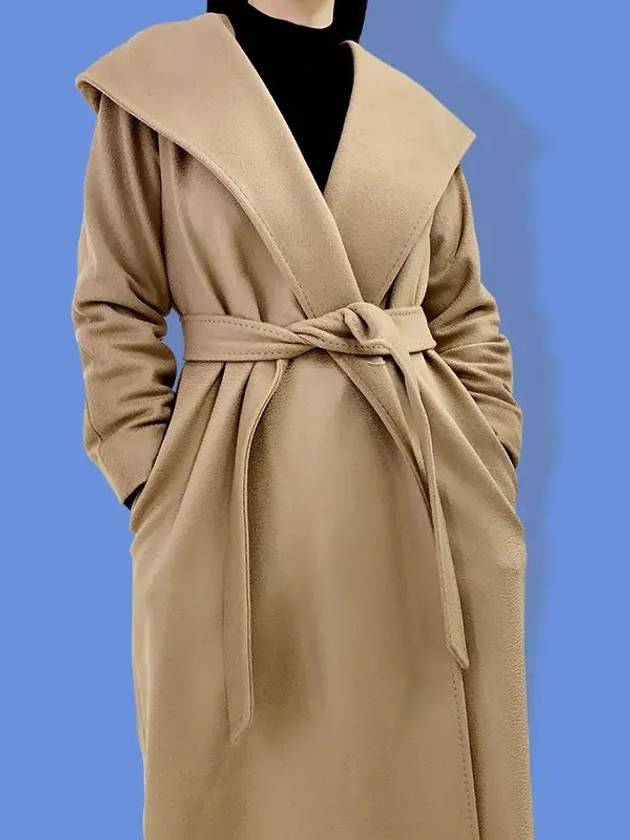 Bdanton Virgin Wool Single Coat Camel - MAX MARA - BALAAN 5